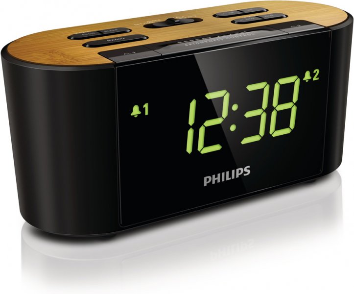 18. Сетевые часы Philips AJ 3570/12 - цифровой тюнер с предустановками