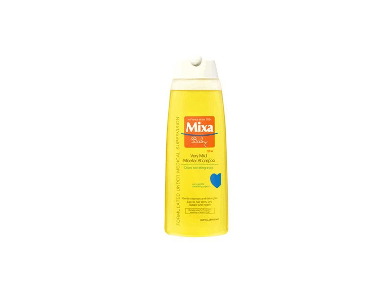 Mixa baby very mild micellar shampoo, cosmetic 250ml, косметика для женщин - ox.lv.