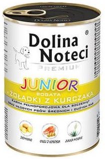 Dolina Noteci Premium Junior Rich In Chicken Gizzards Wet Food For