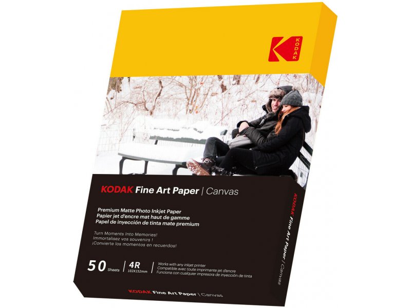 Kodak Fine Art Paper G Matte Coated Canvas X X A X Ox Ee