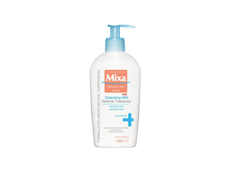 Mixa cleansing milk, cosmetic 200ml, косметика для женщин - ox.lv.