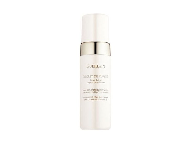 Guerlain пенка для лица secret de purete cleansing foaming cream, 150 мл. цена, купить в интернет магазине napoli.
