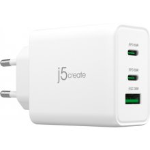 J5CREATE 65W GAN USB-C 3-PORT CHARGER EU...