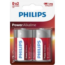 PHILIPS Power Alkaline LR20P2B/10, Alkaline...