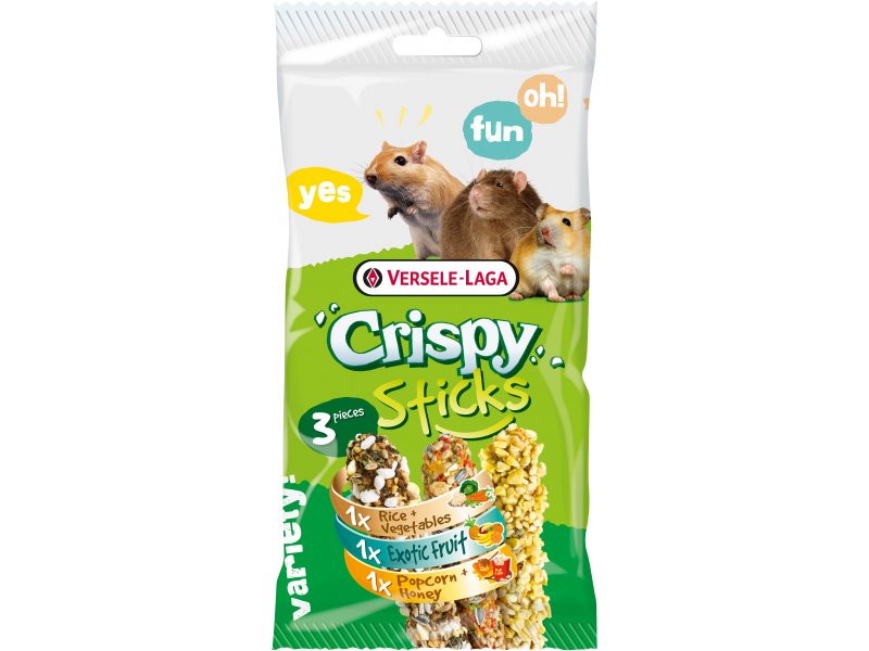 VERSELE-LAGA CRISPY STICKS OMNIIVORES maius närilistele, kolm maitset ...