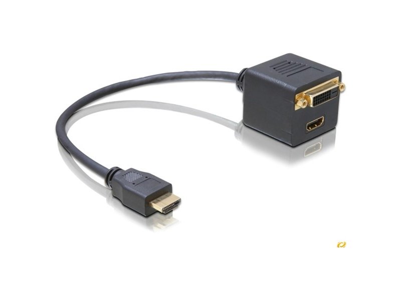 Cable adaptador HDMI St DVI DELOCK