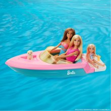 Mattel Barbie Doll and Boat with Puppy and...