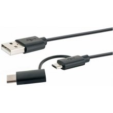 Schwaiger USB-Kabel 3.1 St. C->2.0 Micro B...