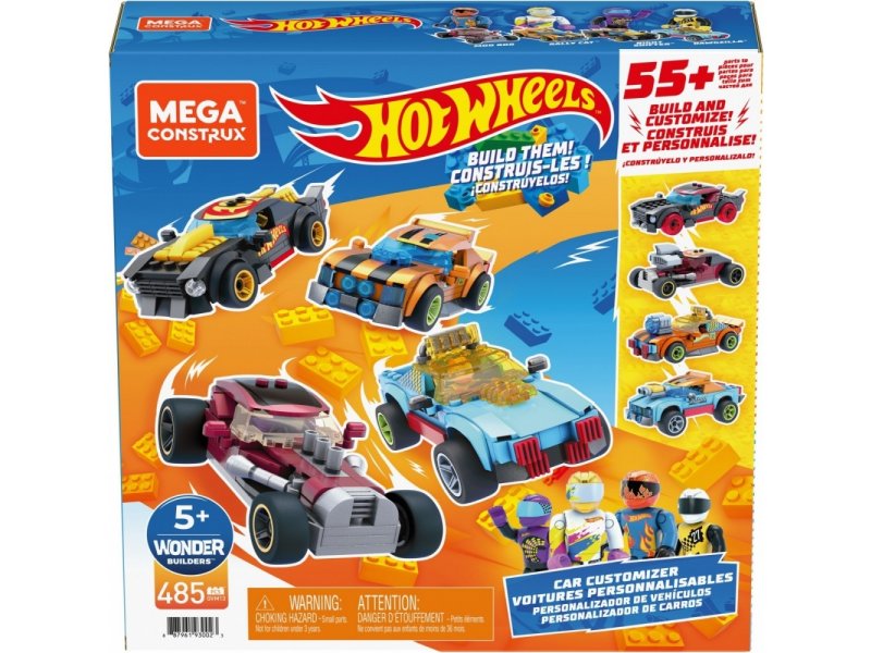 mega construx hot wheels car customizer vehicle