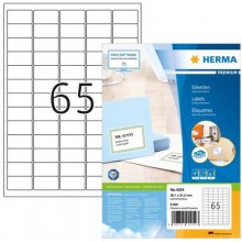 HERMA Adressetiketten A4 weiß 38,1x21,2 mm...