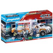 Playmobil rescue vehicle: US Ambulance -...