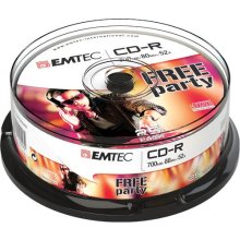 Toorikud Emtec CD-R 700MB 25pcs 52x Cake...