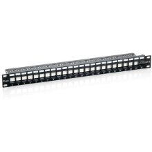 EQUIP 24-Port Keystone Cat.6 Unshielded...