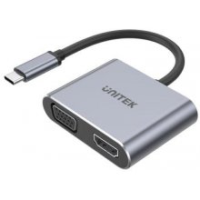 Unitek HUB HDMI VGA USB-A PD 100W