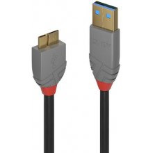 Lindy USB 3.0 Kabel Typ A/Micro-B Anthra...