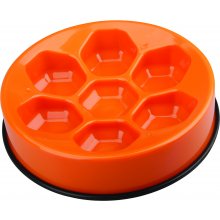 MPETS Slowfeed bowl for pets, orange