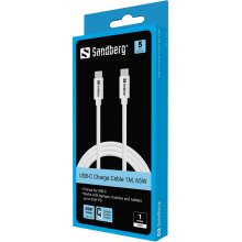 SANDBERG 136-52 USB-C 65W cable, 1M