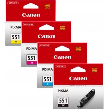 Tooner Canon Tint CLI-551 C/M/Y/BK multipakk