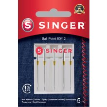 Singer | Ball Point Needle 80/12 5PK for...