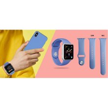PURO Silicone band for Apple Watch, pink...