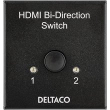 DELTACO HDMI switch, 2 port, black...