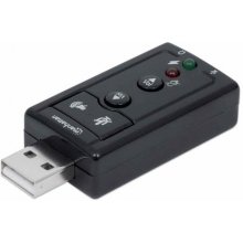 Manhattan USB-A Sound Adapter, USB-A to...