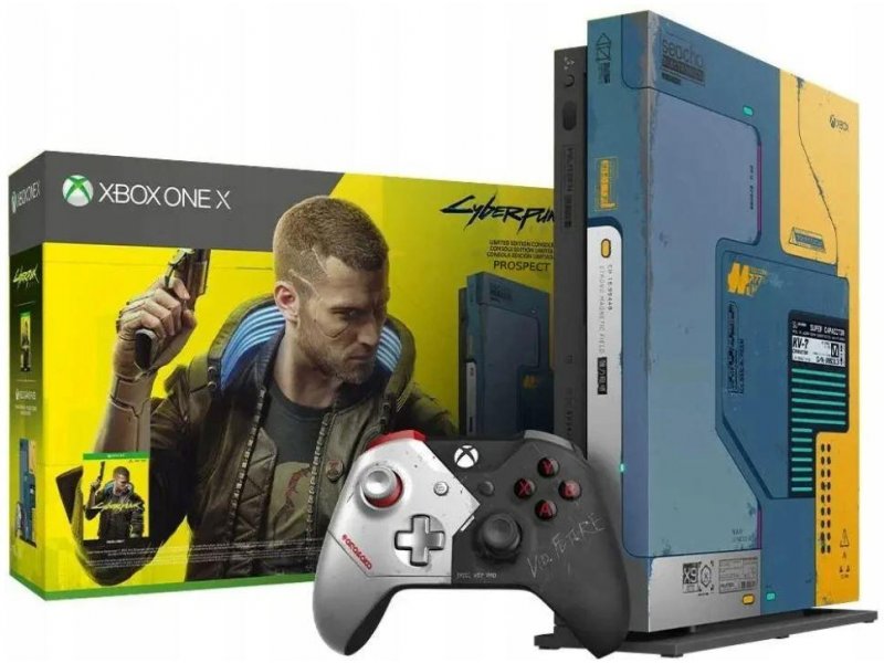 Microsoft Xbox One X Cyberpunk 2077 Limited Edition 1000 Gb Wi Fi Ox Ee