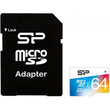Silicon Power memory card microSDXC 64GB...