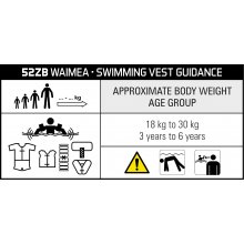 Waimea Swimming vest 52ZB ORA (18-30kg)