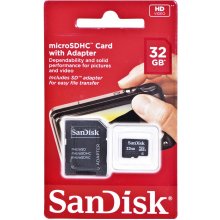 SANDISK SD CARD 32GB MICROSD INCL. MICROSD...