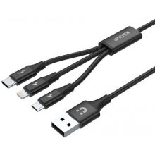 Unitek C14049BK USB cable 1.2 m USB 2.0 USB...