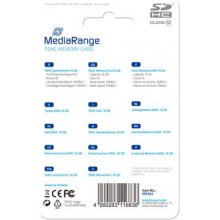Флешка MediaRange SD Card 16GB SDHC CL.10