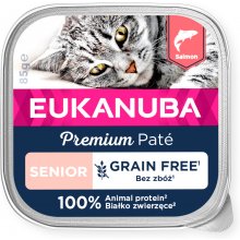 Eukanuba Senior salmon wet food for cats 85...