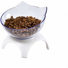 HANU Cats bowl, plastic, white, 400 ml