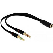 DELOCK 65967 audio cable 0.2 m 3.5mm 2 x...