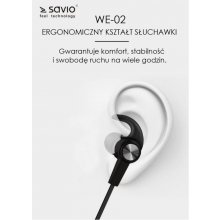 SAVIO WE-02 Wireless Bluetooth Earphones