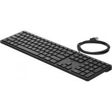 Hp 320K USB Wired Keyboard - Black - US ENG