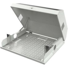 TECHly Wall cabinet 19" 9 unit Gray I-CASE...