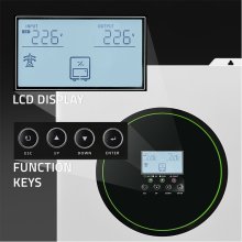 Qoltec Solar inverter Off Grid 11000W 160A...