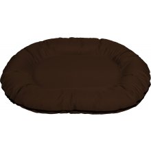 Cazo Oval Bed brown bed for dogs 75x100x15cm