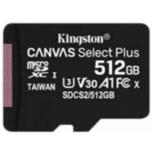 KINGSTON 512GB MICROSDXC CANVAS SELECT 100R...