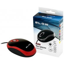 Hiir BLO Optical mouse W MP-20 USB red