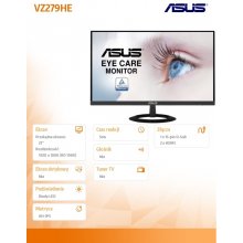 Монитор Asus 27 inch VZ279HE D-Sub HDMI x 2