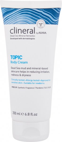 AHAVA Clineral Topic 200ml - Body Cream unisex Sensitive and Irritated,  YES, Yes 