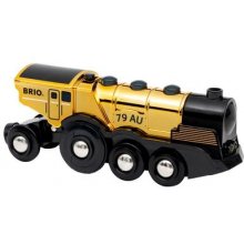 BRIO Golden battery locomotive with light...