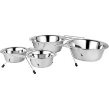 ANKUR Stand with two metal bowls 0.45l