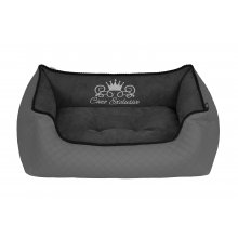 Cazo Soft Bed Royal Line grey bed for dogs...