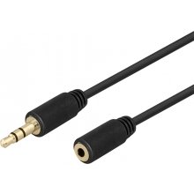 DELTACO Audio cable 3.5mm, gold-plated, 5m...