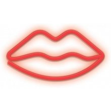 Forever Light Neon LED Light LIPS red Bat +...