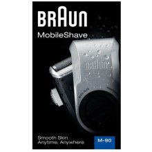 BRAUN MobileShave PocketGo M90 Blue, Silver